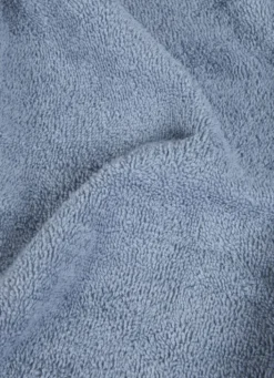 DRAP DE BAIN EN COTON UNI BASIL BLEU