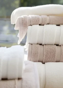 DRAP DE BAIN MOELLEUX LITEAU RAFFINÉ BLANC