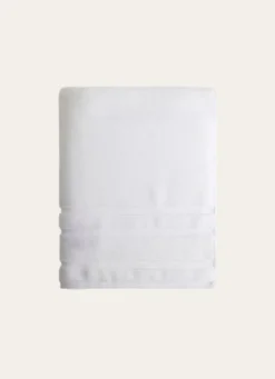 DRAP DE BAIN MOELLEUX LITEAU RAFFINÉ BLANC