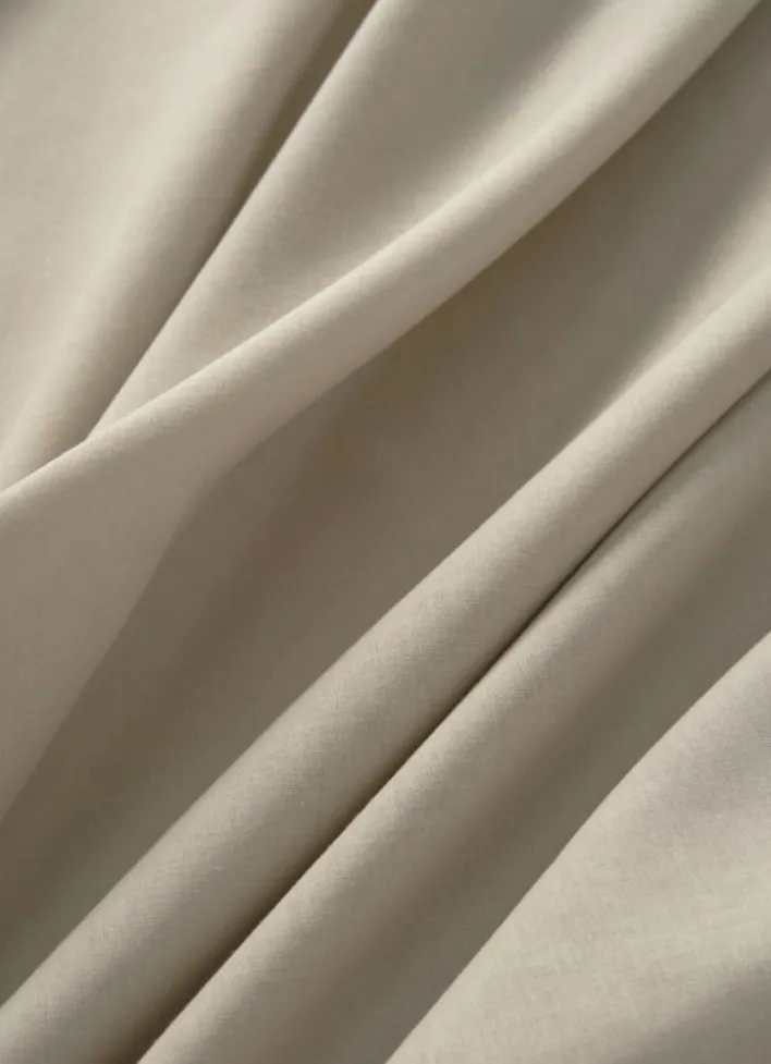 DRAP HOUSSE EN COTON TAUPE