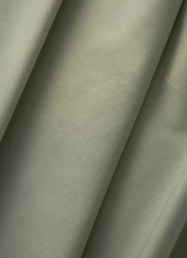 DRAP HOUSSE EN COTON VERT TENDRE