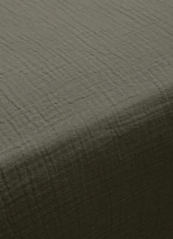 DRAP HOUSSE EN DOUBLE GAZE KAKI
