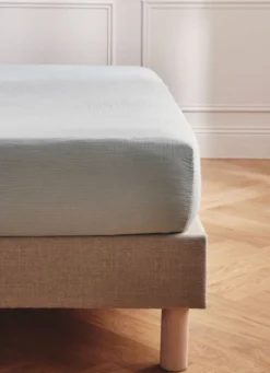 DRAP HOUSSE EN DOUBLE GAZE MOUSSE