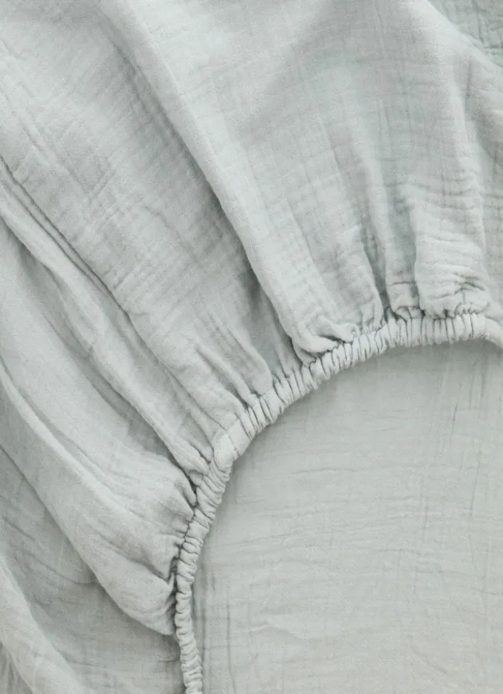 DRAP HOUSSE ENFANT EN GAZE DE COTON MOUSSE