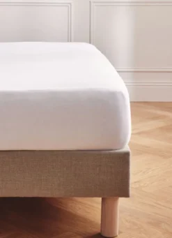 DRAP HOUSSE EN JERSEY EMILOU BLANC