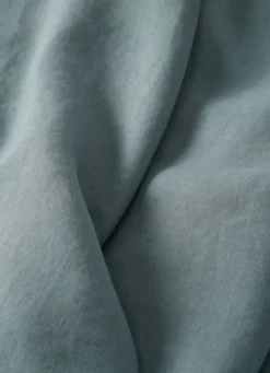 DRAP HOUSSE EN LIN LAVÉ UNI 165GR BLEU ZINC