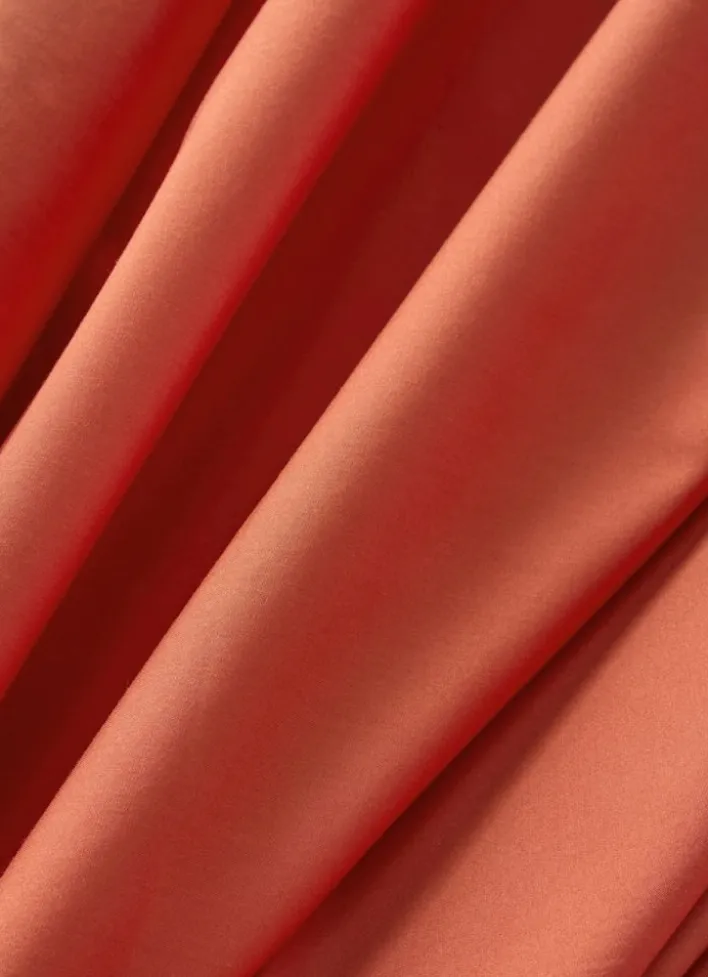 DRAP HOUSSE UNI EN PERCALE DE COTON TERRE