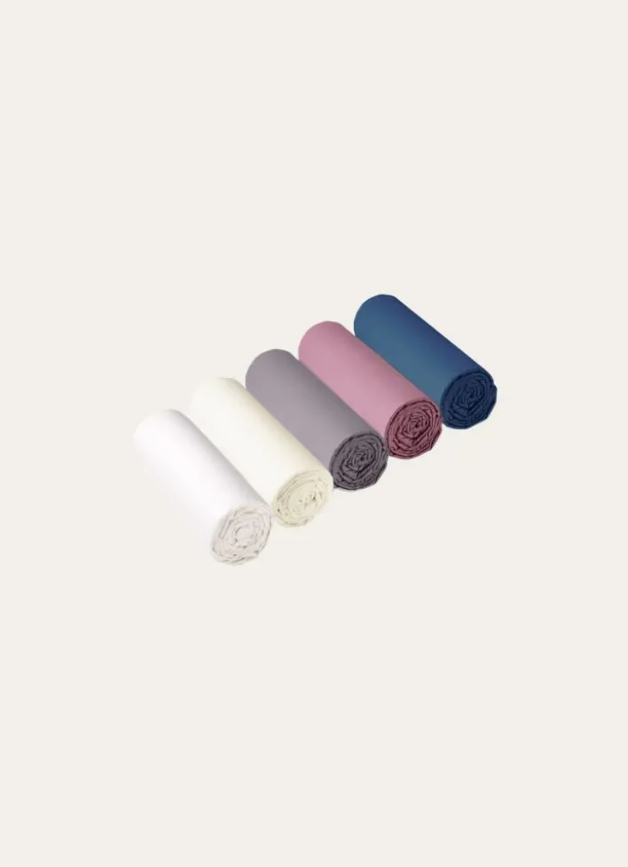 DRAP HOUSSE UNI EN SATIN DE COTON IVOIRE