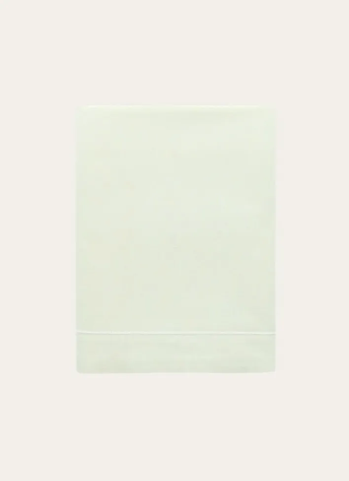 DRAP PLAT UNI EN COTON ECRU