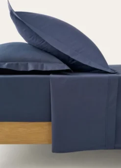 DRAP PLAT UNI EN COTON ENCRE