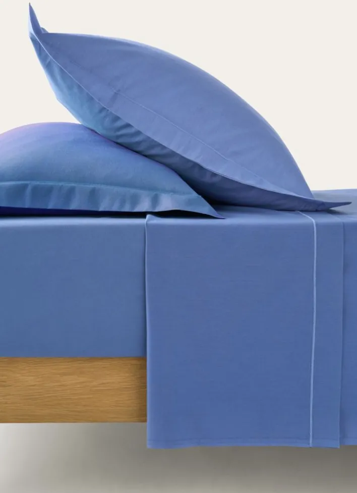 DRAP PLAT UNI EN COTON OCEAN