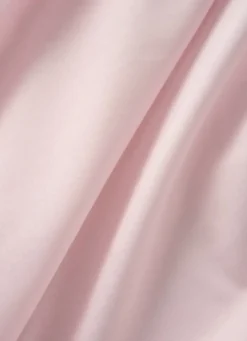 DRAP PLAT UNI EN COTON ROSE