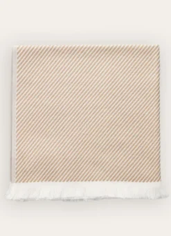 ESSUIE-MAINS EN COTON ÉPONGE BEIGE ECRU