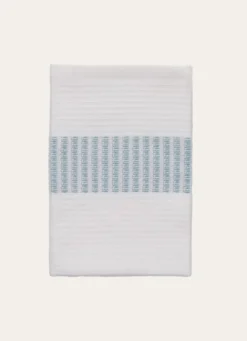 ESSUIE-MAINS EN ÉPONGE AVEC TISSAGE COLORÉ TURQUOISE