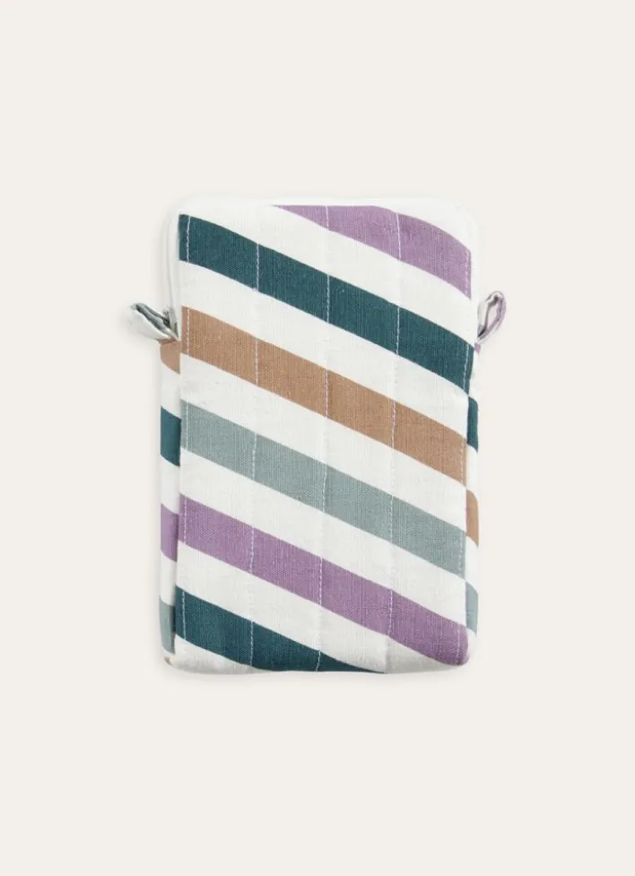 ETUI MULTI-USAGE EN COTON IMPRIMÉ GÉOMÉTRIQUE IMPRIME MULTICOLORE