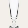 FLUTE À CHAMPAGNE EN CRISTALLIN TRANSPARENT