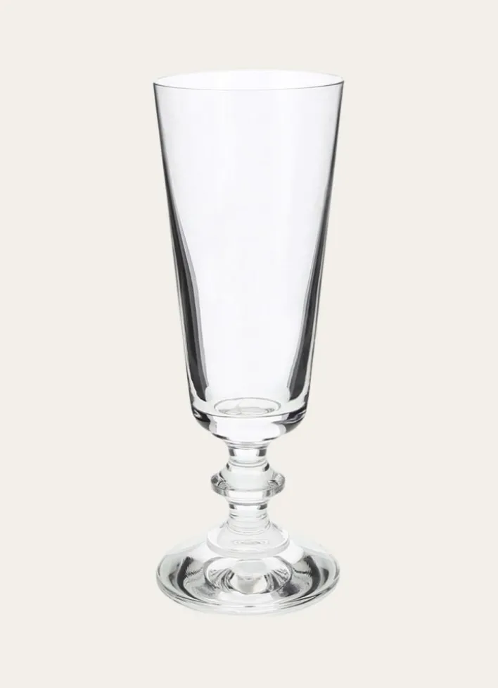 FLUTE À CHAMPAGNE EN CRISTALLIN TRANSPARENT