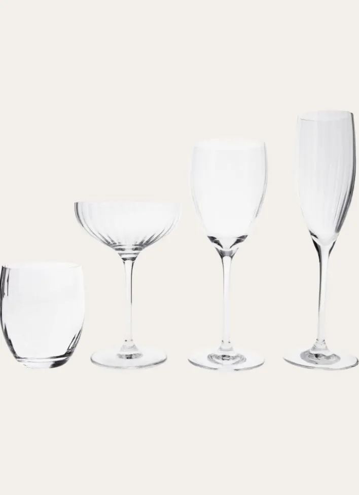 FLUTE EN VERRE TRANSPARENT