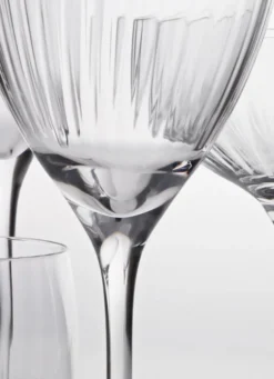 FLUTE EN VERRE TRANSPARENT