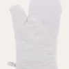 GANT DE CUISINE EN COTON IMPRIMÉ MINI MOTIFS GRIS