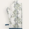 GANT DE CUISINE MOTIF FEUILLAGE MULTICOLORE/BLANC