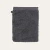 GANT DE TOILETTE BRODÉ EN COTON 500GR ARDOISE