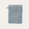 GANT DE TOILETTE BRODÉ EN COTON 500GR BLEU ORAGE