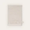 GANT DE TOILETTE LITEAU VELOURS CISELÉ BEIGE