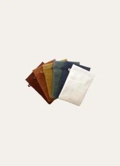 GANT DE TOILETTE UNI EN COTON MOELLEUX 550GR CARBONE
