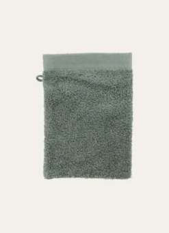 GANT DE TOILETTE UNI EN COTON MOELLEUX 550GR VERT