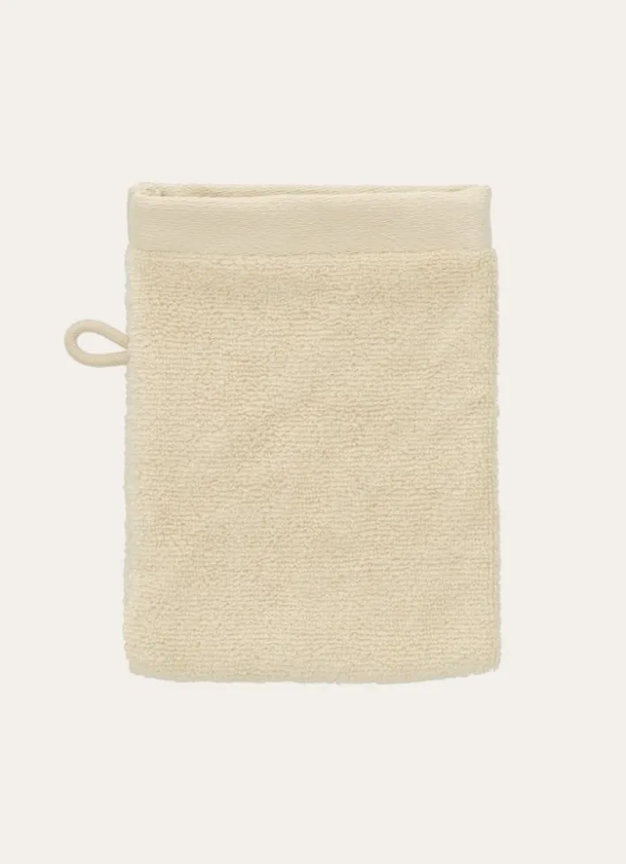 GANT DE TOILETTE UNI EN COTON MOELLEUX 550GR BEIGE NATUREL