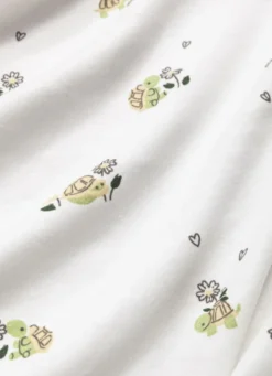 GIGOTEUSE BÉBÉ EN JERSEY DE COTON IMPRIMÉ TORTUE ECRU
