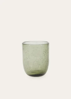 GOBELET EN VERRE GRIS