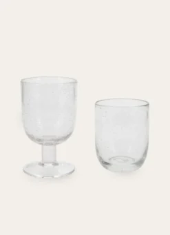 GOBELET EN VERRE TRANSPARENT