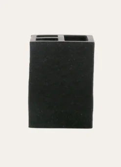 GOBELET PORTE-BROSSE À DENTS GRIS EN ARDOISE GRIS