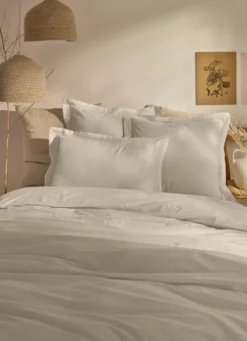 HOUSSE DE COUETTE EN COTON LAVÉ RUTH ECRU IVOIRE