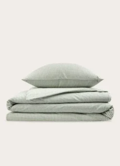 HOUSSE DE COUETTE EN COTON VICHYSAUGE