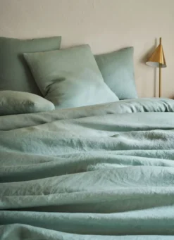 HOUSSE DE COUETTE EN LIN LAVÉ SAUGE