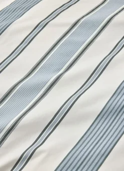 HOUSSE DE COUETTE EN PERCALE GABRIEL BLEU
