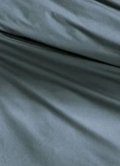 HOUSSE DE COUETTE UNIE EN PERCALE DE COTON JEAN