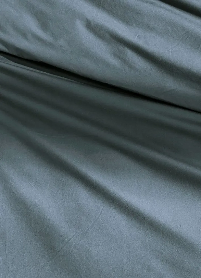HOUSSE DE COUETTE UNIE EN PERCALE DE COTON JEAN