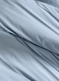HOUSSE DE COUETTE UNIE EN PERCALE DE COTON ORAGE
