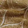 HOUSSE DE COUSSIN EN JACQUARD CHENILLE OCRE