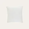HOUSSE DE COUSSIN EN LIN LAVÉ BLANC