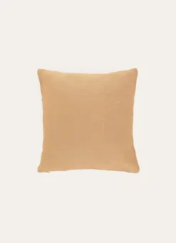 HOUSSE DE COUSSIN EN LIN LAVÉ JAUNE