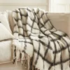 HOUSSE DE COUSSIN RECTANGULAIRE EN LIN BLANC