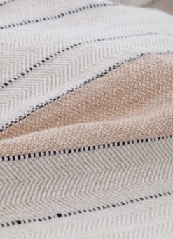 HOUSSE DE COUSSIN RUBEN TISSÉE EN COTON ET LIN MULTICOLORE