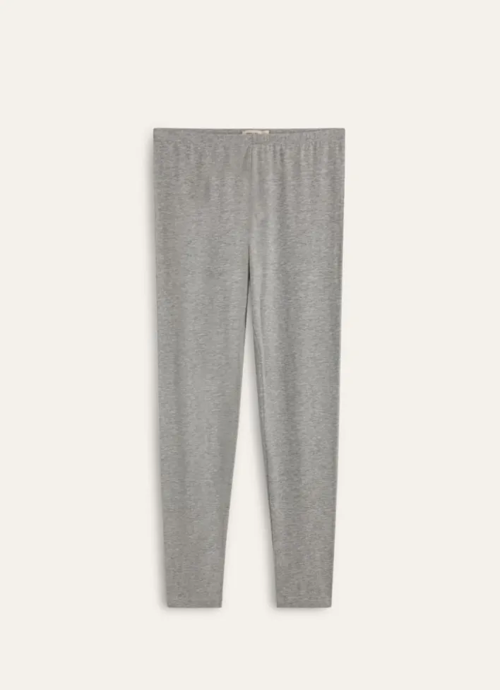 LEGGING COTON BIOLOGIQUE GRIS CHINE