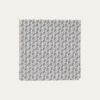 LOT DE 2 SERVIETTES DE TABLE EN COTON IMPRIMÉ BLANC/GRIS