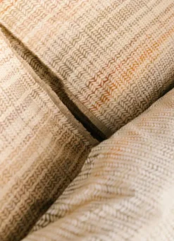 LOT DE 2 TAIES D'OREILLER EN PERCALE LAVÉE TAIGA MULTICOLORE